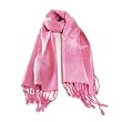 Pretty In Pink Cashmere and Silk Shawl Scarf 72"x18"