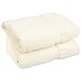 Superior Egyptian Cotton Pile Bath Towel Set of 2, Ultra Soft Luxury Towels, Thick Plush Essentials, Absorbent Heavyweight, Guest Bath, Hotel, Spa, Home Bathroom, Shower Basics, Cream
