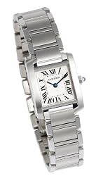 Save on Cartier Women s W51008Q3 Tank Francaise Stainless Steel Watch Discount Price