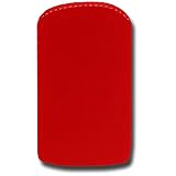 Amzer Perfect Fashion Pouch Slide-In Soft Case - Lipstick Red