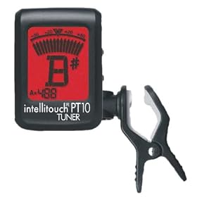 IntelliTouch PT-10 Chromatic Clip-on Guitar/Bass/Instrument Tuner