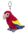 Wwf - 15205012 - Peluche - Porte Cl� Perroquet - 10 cm