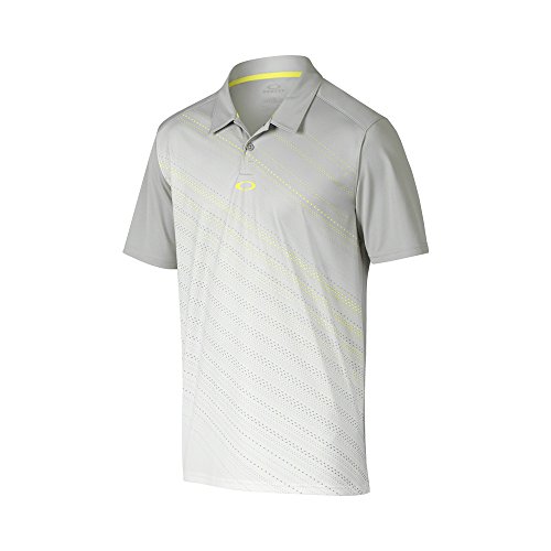 Oakley 433372SLV Men's Sendon Golf Polo Shirt