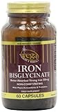 Vega 50mg Iron Bisglycinate Non Constipating - Pack of 60 Capsules