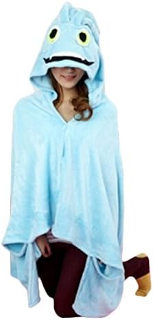 Flannel LOL League of Legends Women Cloak Air Conditioning Blanket Afternoon Nap Blanket