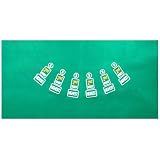 Pai Gow Poker Table Green Felt Layout