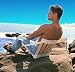 Cream Ergolife Stol Portable Chair, Natural Birch Wood Slats