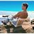 Cream Ergolife Stol Portable Chair, Natural Birch Wood Slats