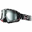 Fox Racing Main Pro Riot Men's Motocross Motorcycle Goggles Eyewear w/ Free B&F Heart Sticker Bundle - Clear