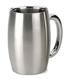 RSVP International Endurance Double Wall Beer Mug 15-oz.