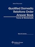 Qualified Domestic Relations Order Qdro Answer Book Forms  Worksheets QDRO Answer Book