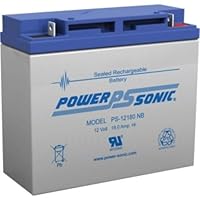 PS-12180 12v 18Ah Lead Acid Battery 12VOLT F2 TERMINAL