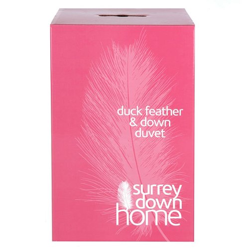Surrey Down Company White Duck Feather and Down Duvet 10 5 Tog Double