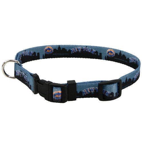 New York Mets Adjustable Dog Collar (Large)