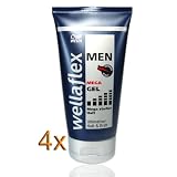Produkt-Bild: 4 x Wella Wellaflex for Men Styling Gel Mega Starker Halt 150ml Haargel