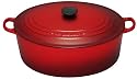 Le Creuset Cast Iron Oval Casserole, Cerise, 40 cm
