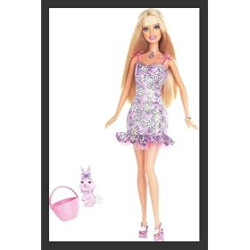 2009 Easter Pretty Blonde Barbie Doll