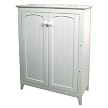 White Double Door Jelly Cabinet