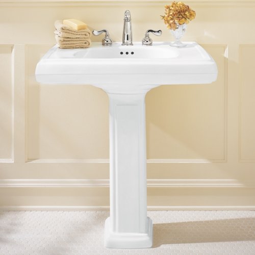 American Standard 734700400.020 Heritage Pedestal Sink Leg, White