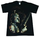 Boba Fett Bounty Hunter Star Wars Painting T-Shirt