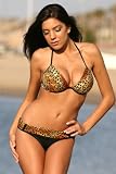 UjENA Golden Leopard Belted Bikini