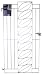 Metpost Large Contemporary Steel Garden Gate 815x1800mm