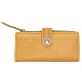 Fossil Maroquinerie - SL9809235 - Weekender Tout en Un - Porte Monnaie Femme - Cuir de Vachette Camel