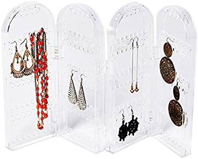 Urbane Wares Foldable Acrylic Earrings Holder & Organizer