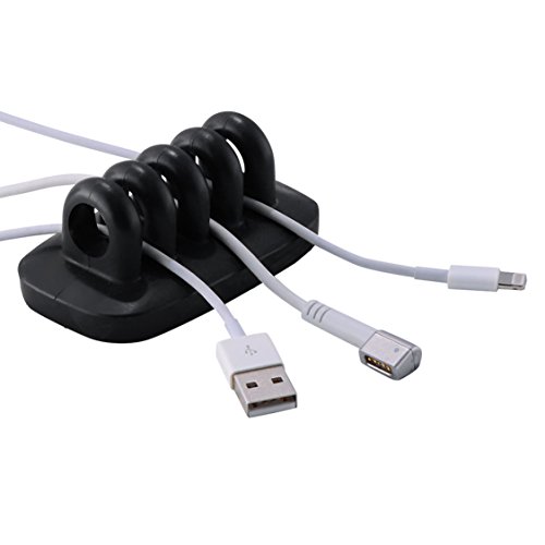 GoldMice Cable Management Cord Organizer, Hold Wire at Office Computer Desk, Bedside Table for