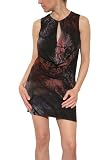 Women's Black Halo Alo Dress in Storm Print