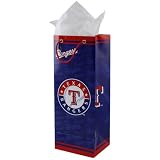 MLB Texas Rangers Blue Bottle Gift Bag