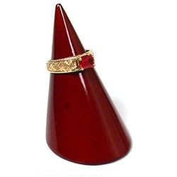 Ring Finger Display Stand Rosewood Wooden Showcase Unit