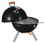 Mini Kugelgrill inkl. Rost BBQ Grill Holzkohle schwarz NEU & OVP