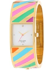 kate spade new york Womens 1YRU0190 Stripe Delacorte Watch