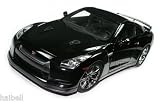 Kyosho "Premium Edition" 1/18 Nissan GT-R - Black Obsidian: Left Ha...