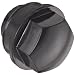 DimcoGray Black Phenolic Knurled Clamping Knob Female, Brass Insert: 1/4-20" Thread x 5/16" Depth, 3/4" Diameter x 17/32" Height x 1/2" Hub Dia