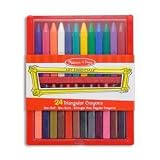 Melissa & Doug Triangular Crayons - 24 pack ~ Melissa & Doug