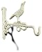 Outdoor Living : Strathwood Decorative Cast Iron Bird Plant Hanger with White and Rust Finish