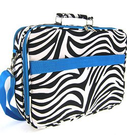 Blue Trim Zebra Print 17
