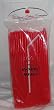 Straws - Flex/Flexible Drinking Straws - Luau - Wedding - Party - Red - 100 Flexible Straws