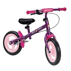 Hudora 10147 - Laufrad Ratzfratz 2.0 Princess, Eva Reifen 30,5 cm (12 Zoll), dunkelrosa