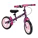 Hudora 10147 - Laufrad Ratzfratz 2.0 Princess, Eva Reifen 30,5 cm (12 Zoll), dunkelrosa