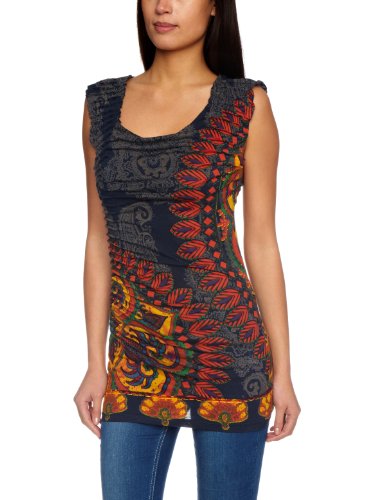Desigual Damen Top 21T2665, Gr.40 (L) (ES 42), Rot (Carmin) Preisvergleich