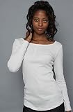 413vz5BpnRL. SL160  Quiksilver The Marquee Crewneck Top in Platinum,Tops  for Women