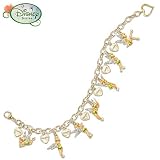 Disney Tinker Bell Charming Heart Charm Bracelet by The Bradford Exchange