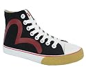 Evisu Yawata Canvas Hi Tops Black/White/Red
