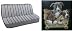 Car Truck SUV Pit Bull Terrier Trio with Bone Dog Print Rear Bench or Small Truck Seat Covers Charcoal Grey 2 Piece Universal Print Vehicle Seatcovers