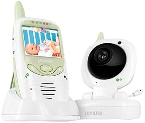 Levana Safe N'See Digital Video Baby Monitor with Talk-to-Baby Intercom and Lullaby Control (LV-TW501)