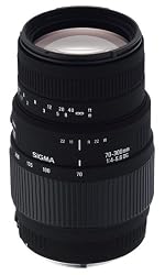 Sigma 70-300mm f/4-5.6 SLD DG Macro Lens with built in motor for Nikon Digital SLR Cameras