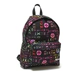 Roxy School Bag Backpack Rucksack - Sugar Baby Black Logo Print